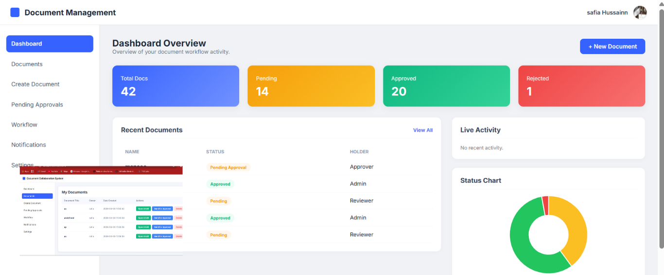 DocFlow Collaboration Mockup
